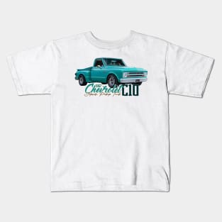 1967 Chevrolet C10 Stepside Pickup Truck Kids T-Shirt